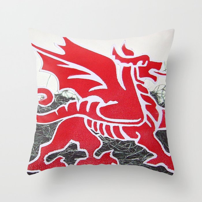 Cymru Throw Pillow