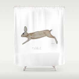 Rabbit Shower Curtain
