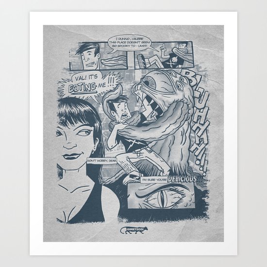 From the pages of... Art Print