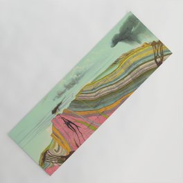 Landscape Painting, Cool Designs, Trippy Art, Mountain Painting, Scientific Poster - Geology Yoga Mat