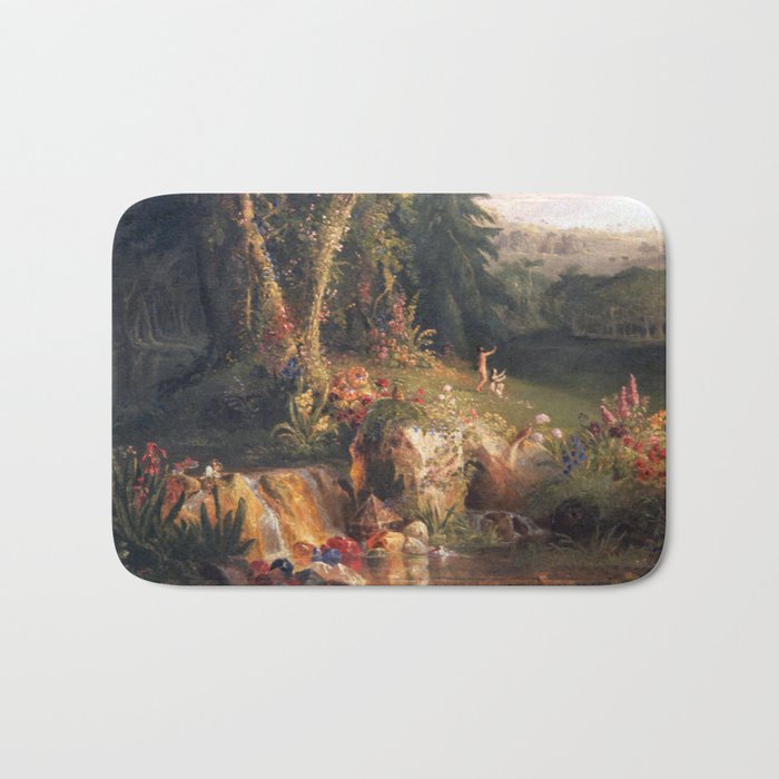 Adam and Eve in the Paradise of the Garden of Eden landscape painting