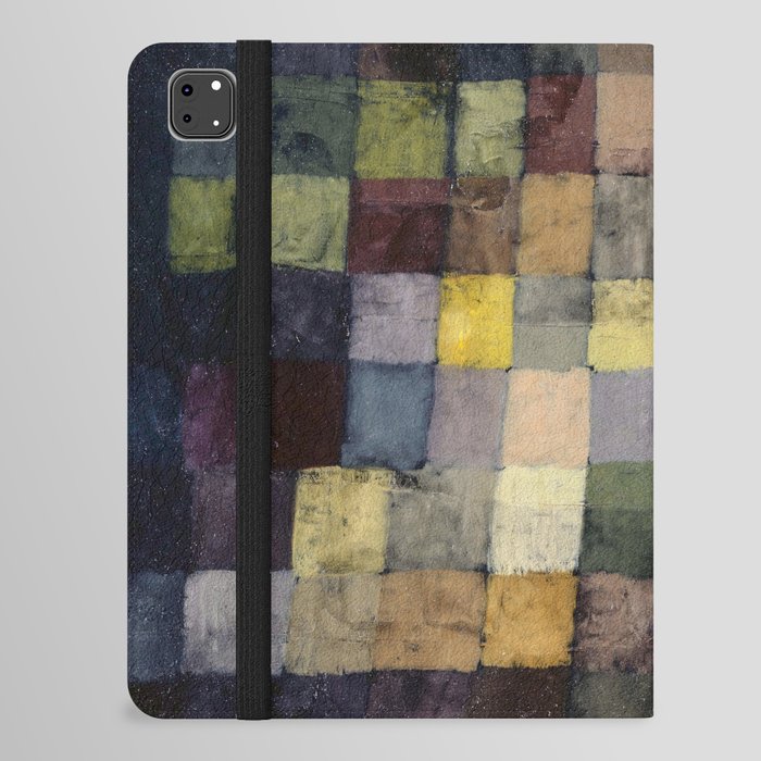 Jewel Tone Cubism Geometric Design iPad Folio Case