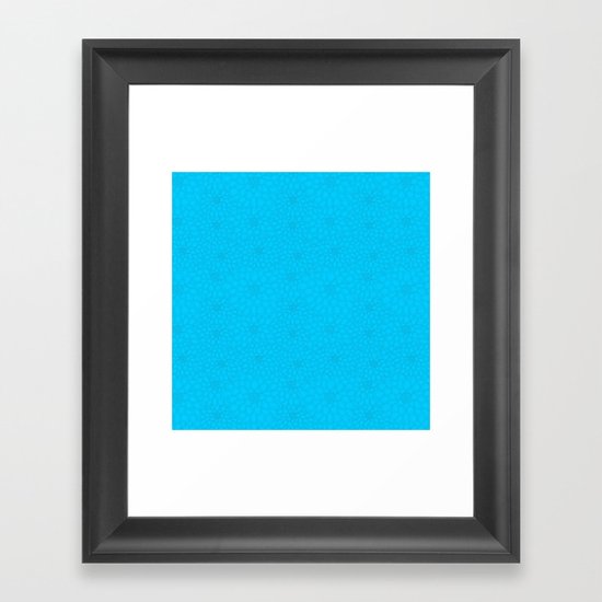 Flowers tone on tone. Framed Art Print