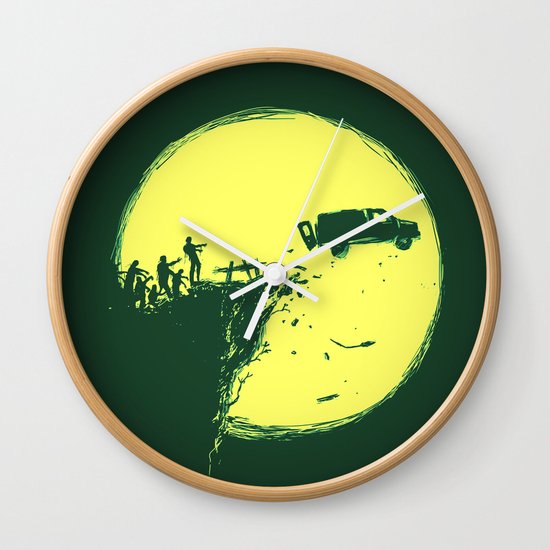 Zombie Invasion Wall Clock