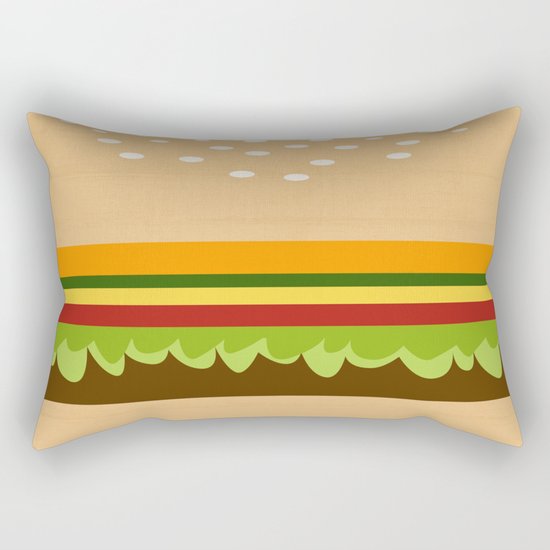 Burger Rectangular Pillow