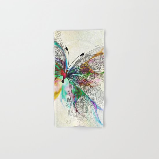 Butterfly Hand & Bath Towel