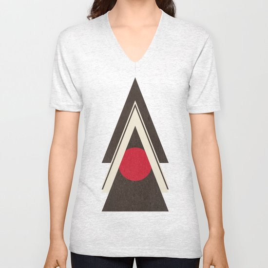 Tribal New World Unisex V-Neck