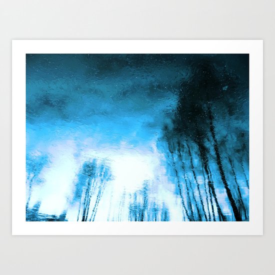 Winter Blue(s) 1>3 Art Print