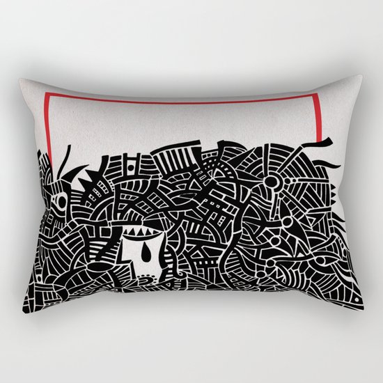 - migrants - Rectangular Pillow