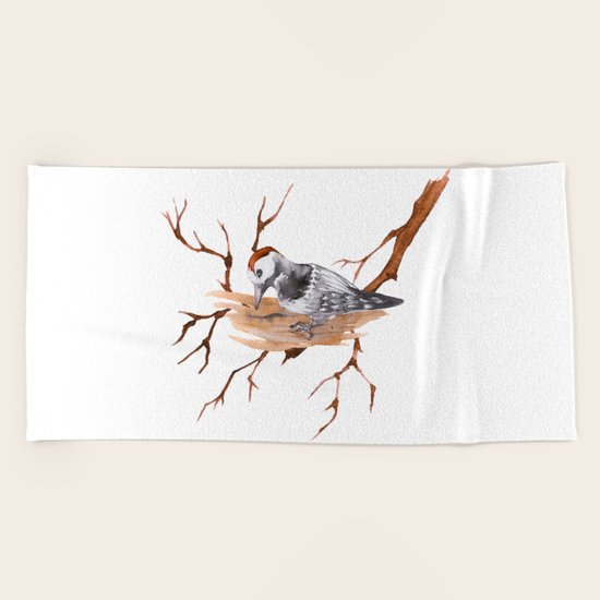 A Bird Beach Towel