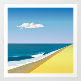 Rothko at the Beach Art Print