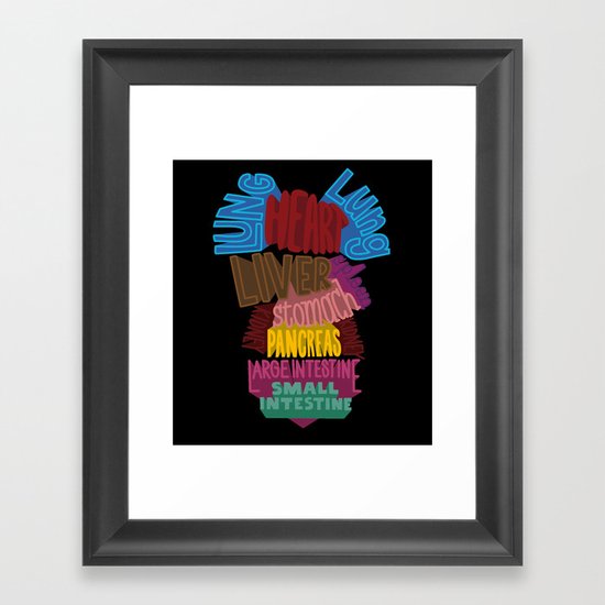 The donor Framed Art Print