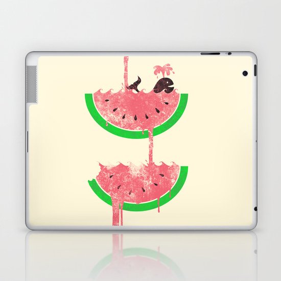 watermelon falls Laptop & iPad Skin