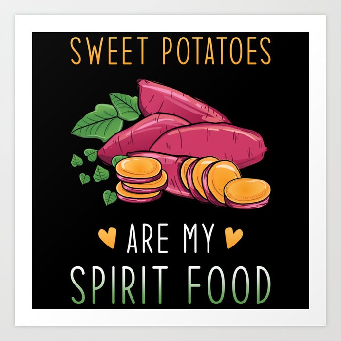 Sweet Potato Spirit Food Art Print