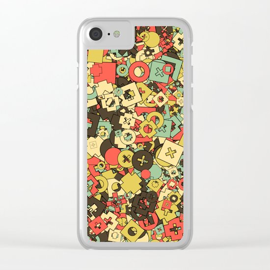 Nineteen Shapes Clear iPhone Case