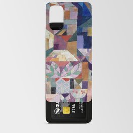 Blue Geometric Cubist Abstract Desin Android Card Case