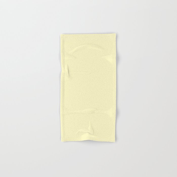 Butter Yellow Solid Color Hand & Bath Towel