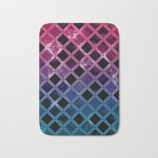 Abstract Geometric Background #16 Bath Mat