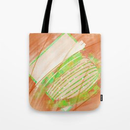 Orange cactus-Abstract painting Tote Bag