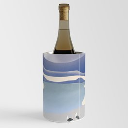 Heavy cloud seascape Wine Chiller