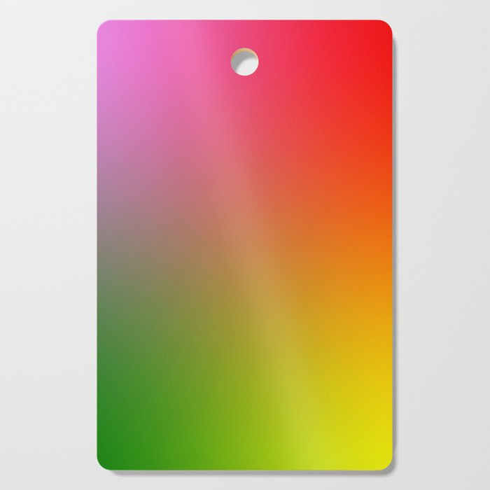 11   Rainbow Gradient Colour Palette 220506 Aura Ombre Valourine Digital Minimalist Art Cutting Board