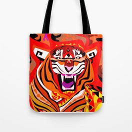 the bengal tiger, happy chinese new year, lunar year of the tiger  Tote Bag
