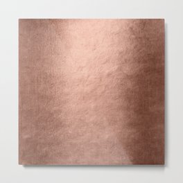 Copper  Metal Print | Girl, Metal, Girly, Graphicdesign, Pattern, Luxury, Bohemian, Blush, Surface, Copper 