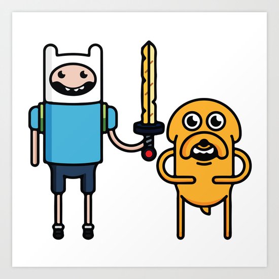 Time For Adventure! Art Print