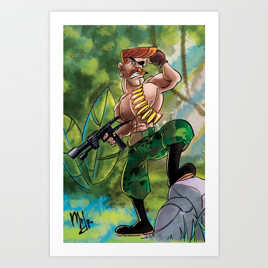 Going Commando Art Print