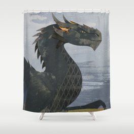 The Dragon (Part of the Fantasy Series) Shower Curtain