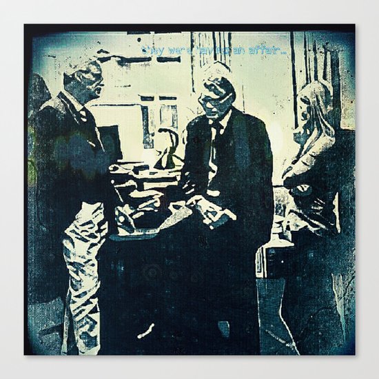 Manage a Trois (Office Drama) Canvas Print