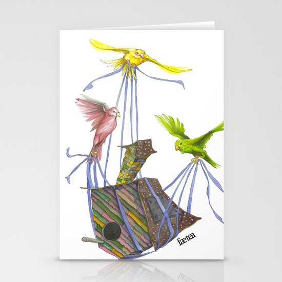 Fly Away Home Stationery Cards