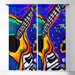 Carnival Jazz Painting Blackout Curtain