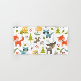 Woodland Animals Hand Bath Towels For Any Bathroom Decor Society6