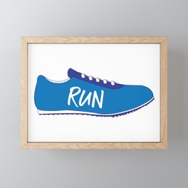 Running Shoes Framed Mini Art Print