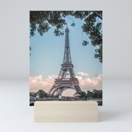 Eiffel Tower During Sunset | City Urban Landscape Photography of Paris France Mini Art Print