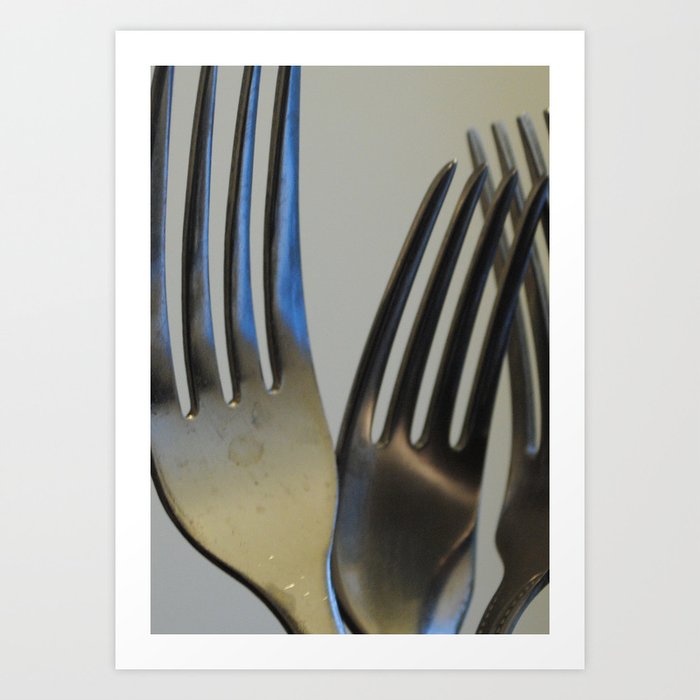 Forks Art Print