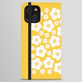 Daisy Flower Art iPhone Wallet Case