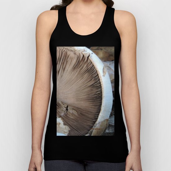 TEXTURES -- Mushroom Uprooted Unisex Tank Top