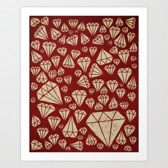 diamond Art Print