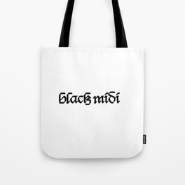 black midi Tote Bag