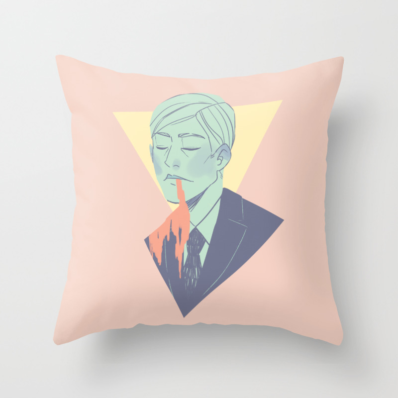 Pastel Hannibal Throw Pillow By Mmiilk Society6