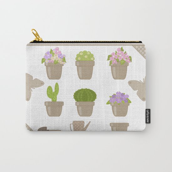 A wonderful design for those who are fond of plants , flowers . Carry-All Pouch