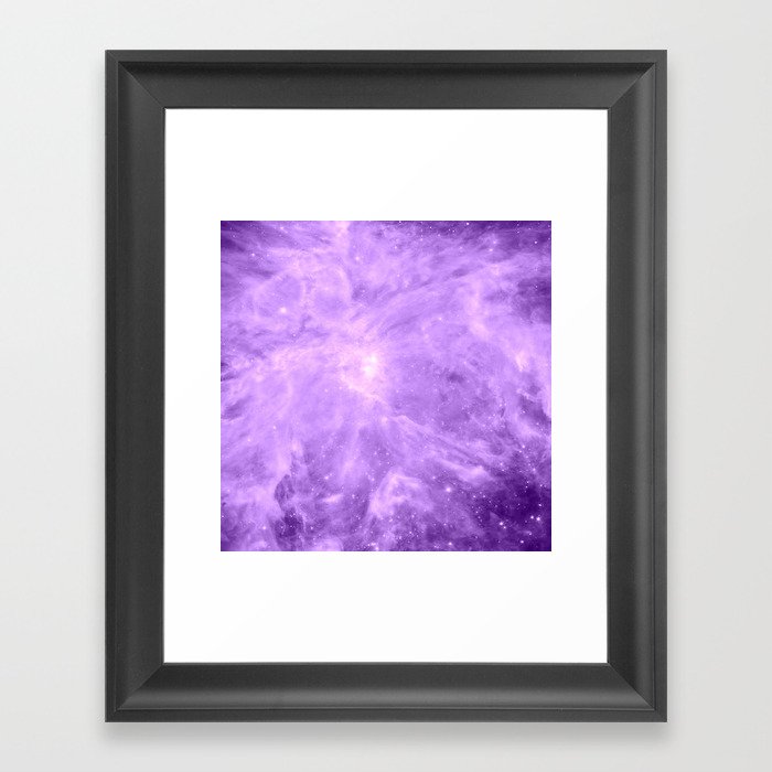 Lavender Orion Nebula Framed Art Print