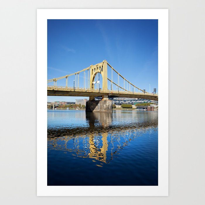Sixth Street Bridge Pittsburgh Pennsylvania Art Print By Sdominick Society6