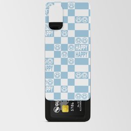 HAPPY Checkerboard (Morning Sky Light Blue Color) Android Card Case