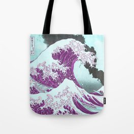 Great Wave Eruption   Tote Bag