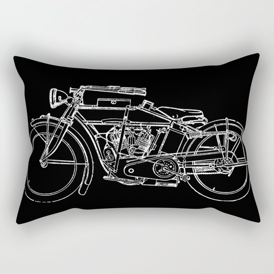 Motorcycle Rectangular Pillow