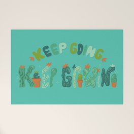 Keep Going Keep Growing Welcome Mat