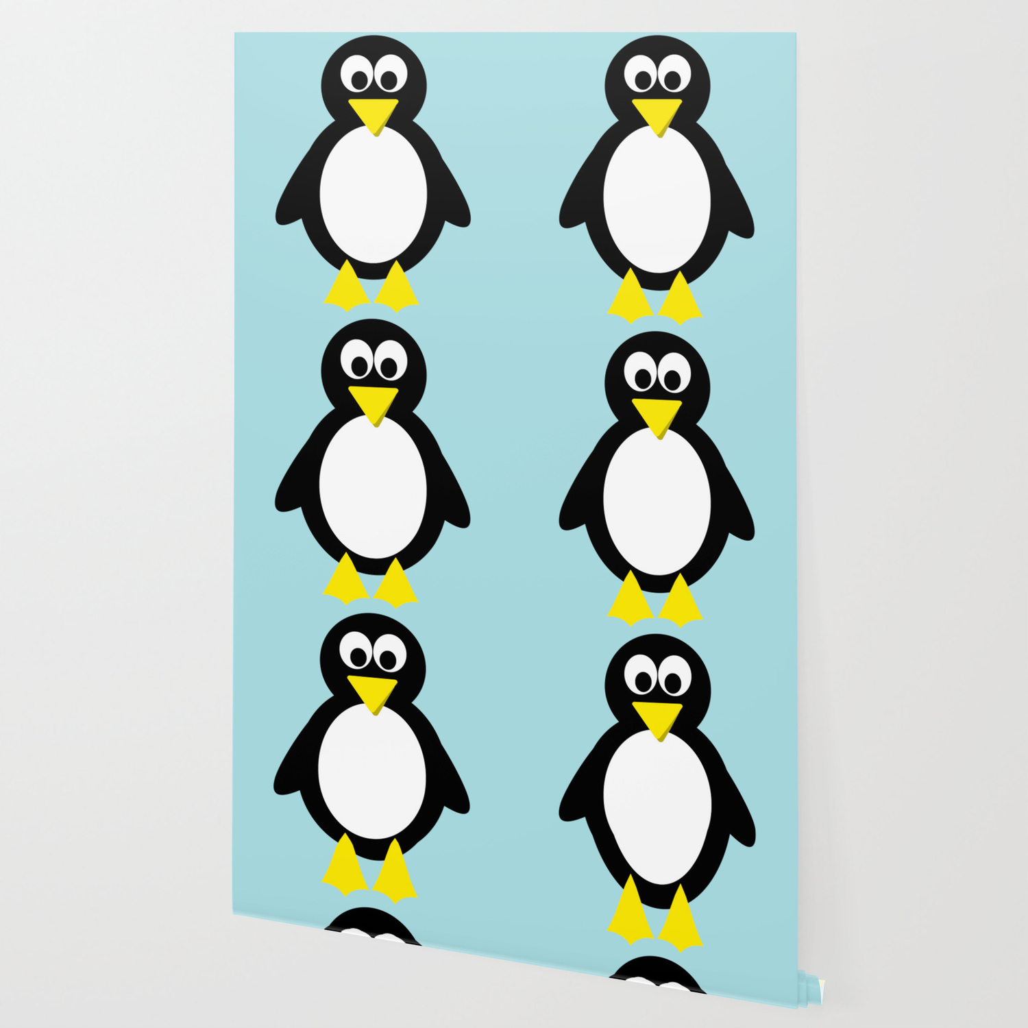 Cute Penguin Wallpaper By Violet86 Society6